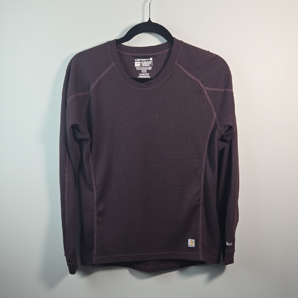 Carhartt Plum Waffle Knit Top